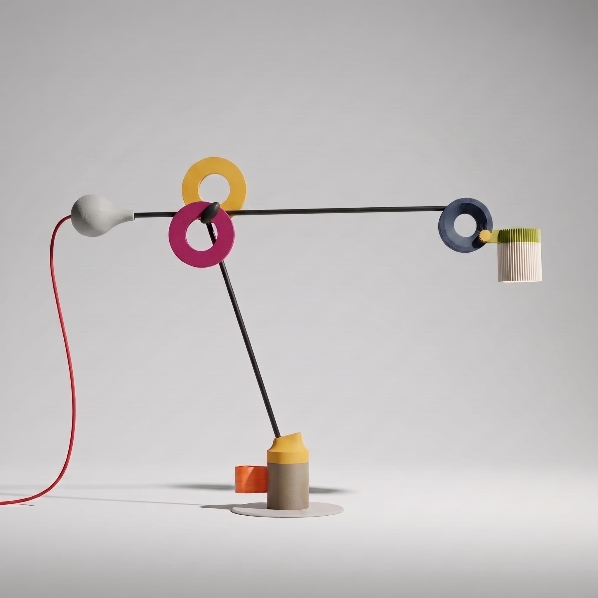 Pivot table Lamp (Size M) product photo in Multicolor 1