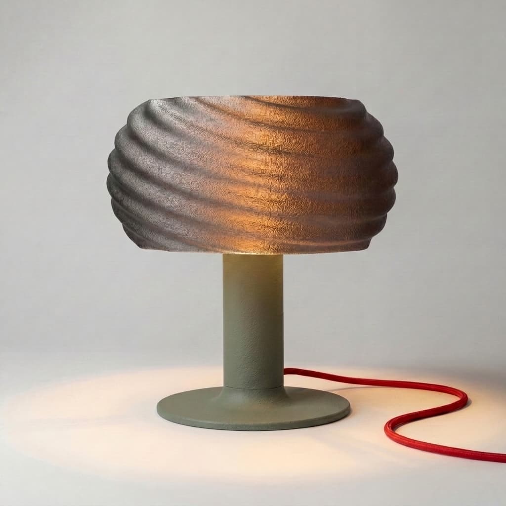 Mira Wavy lamp — Olive green + Dark gray — image_(2).png_202609022242