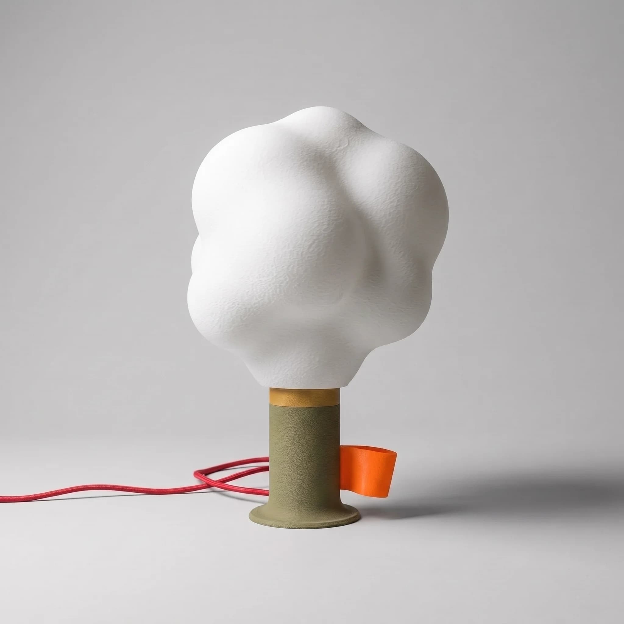 Cloud Lamp product photo in Mustard Green